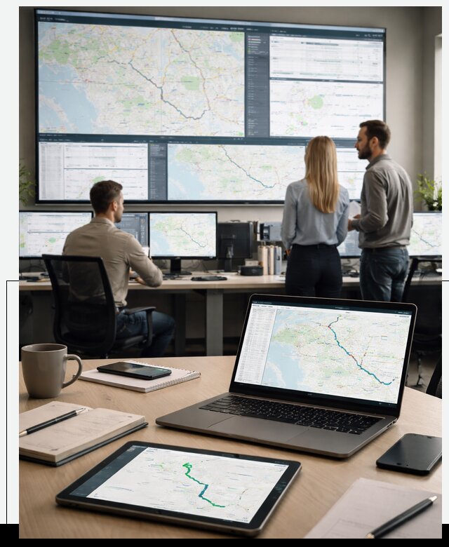 Трекинг грузов и Fleet Management, мониторинг автопарка в Оренбурге